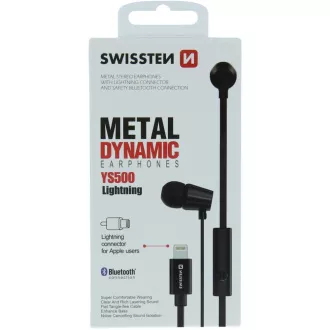 CĂȘTILE DE URECHI DYNAMIC LIGHT.YS500 BK SWISSTEN