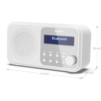 DR-P420WH RECEPTOR RADIO FM/DAB FM/DAB SHARP DR-P420WH RECEPTOR RADIO FM/DAB FM/DAB SHARP
