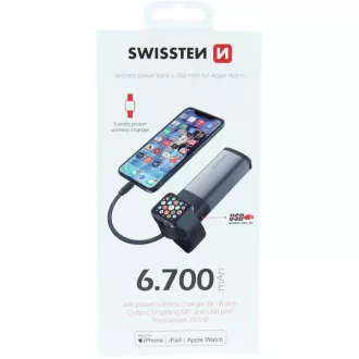 2in1 APP.W.MFi POW.BANK 6700mAh SWISSTEN