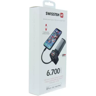 2in1 APP.W.MFi POW.BANK 6700mAh SWISSTEN
