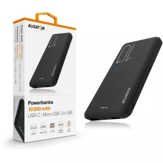 Powerbank 10000mAh 2in1 ALIGATOR 2in1 ALIGATOR Powerbank 10000mAh 2in1 ALIGATOR 2in1 ALIGATOR