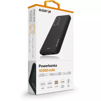 Powerbank 10000mAh 2in1 ALIGATOR 2in1 ALIGATOR Powerbank 10000mAh 2in1 ALIGATOR 2in1 ALIGATOR
