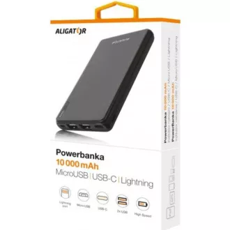 Powerbank 10000mAh 3in1 ALIGATOR
