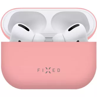 Husă Silky Airpods Pro, roz FIXED Husă Silky Airpods Pro, roz FIXED