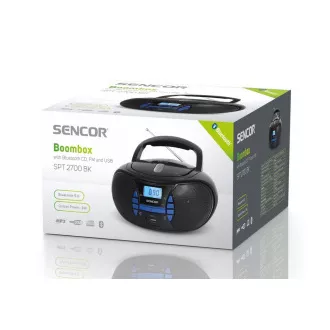 SPT 2700 BK CU CD/MP3/USB/BT SENCOR