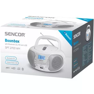 SPT 2700 WH CU CD/MP3/USB/BT SENCOR