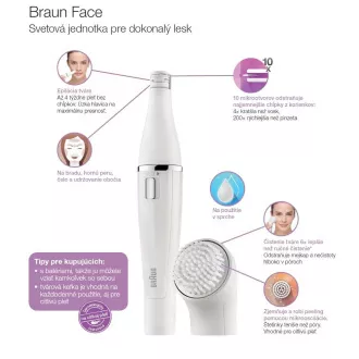 SE 830 EPILATOR FACIAL BRAUN