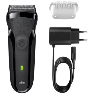 SERIES 3 300S BLACK SHAVER BRAUN SERIES 3 300S BLACK SHAVER BRAUN