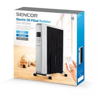 SOH 8112WH radiator cu ulei SENCOR