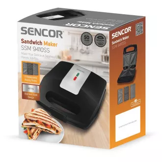 Aparat de făcut sandvișuri SSM 9410SS SENCOR