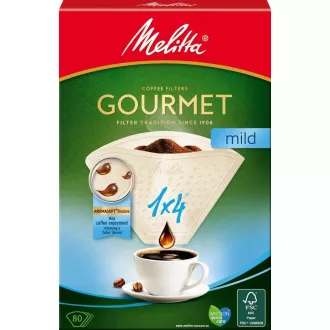 FILTRE GOURMET MILD 1X4 / 80 MELITTA