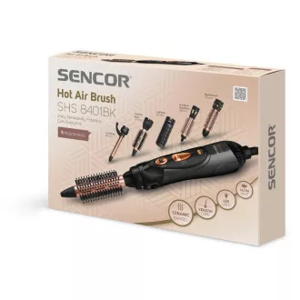 SHS 8401BK SENCOR fier de ondulat cu aer cald cu aer cald SHS 8401BK SENCOR fier de ondulat cu aer cald cu aer cald