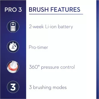 PRO 3 3000 PERIE CROSS ACTION ORAL-B