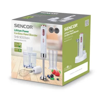 SHB 9000WH SENCOR blender cu băț fără fir SENCOR SHB 9000WH SENCOR blender cu băț fără fir SENCOR