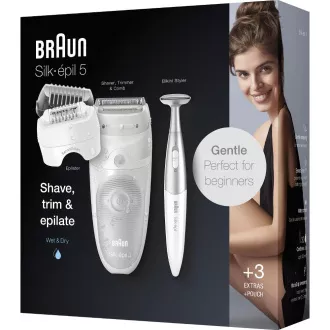 SILK-ÉPIL 5-805 SILVER EPILATOR BRAUN