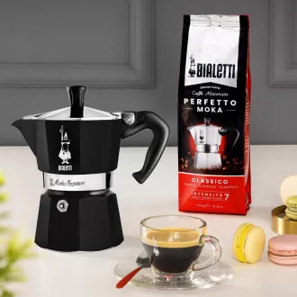 EXPRESS NEGRU 6P. CEAINIC MOKA BIALETTI