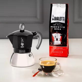 INDUCȚIE NEAGRĂ 2P. CEAINIC MOKA BIALETTI