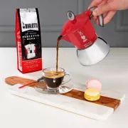 INDUCȚIE CU VIERMI. 4P. OALĂ MOKA BIALETTI