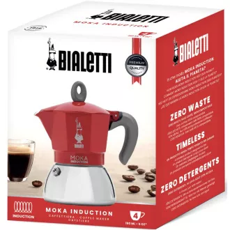 INDUCȚIE CU VIERMI. 4P. OALĂ MOKA BIALETTI