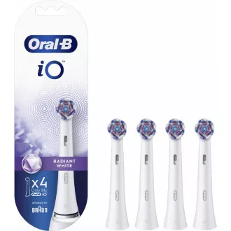 IO RAD. CAPETE DE ÎNLOCUIRE ALBE 4PCS ORAL-B