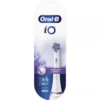 IO RAD. CAPETE DE ÎNLOCUIRE ALBE 4PCS ORAL-B