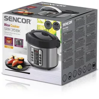 Aragaz de gătit orez SRM 3151BK SENCOR Aragaz de gătit orez SRM 3151BK SENCOR