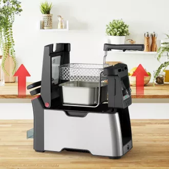FR600D10 FRITEUZĂ ULEI TRANSPARENT DUO TEFAL