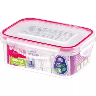 LT6006 CUTIE RECTANGULARA 400ML CLIP LAMART