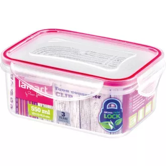 LT6007 CUTIE RECTANGULARA 550ML CLIP LAMART