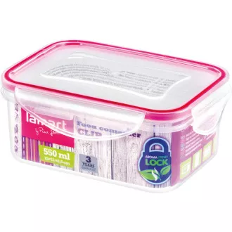 LT6007 CUTIE RECTANGULARA 550ML CLIP LAMART