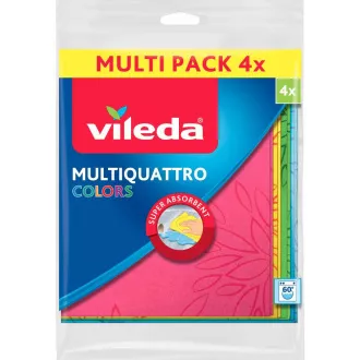 MULTIQUATTRO CULORI CÂRPĂ 4PCS VILEDA MULTIQUATTRO CULORI CÂRPĂ 4PCS VILEDA