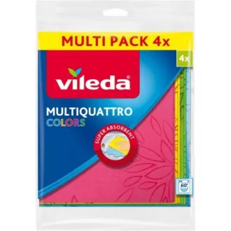 MULTIQUATTRO CULORI CÂRPĂ 4PCS VILEDA MULTIQUATTRO CULORI CÂRPĂ 4PCS VILEDA