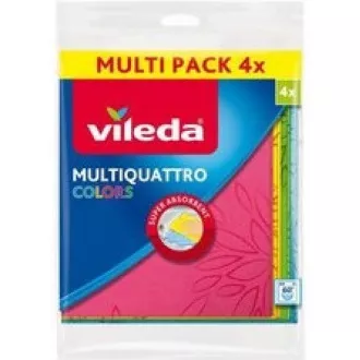 MULTIQUATTRO CULORI CÂRPĂ 4PCS VILEDA MULTIQUATTRO CULORI CÂRPĂ 4PCS VILEDA