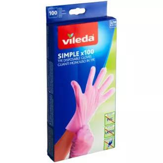 MĂNUȘI SIMPLE S/M 100PCS VILEDA