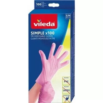 MĂNUȘI SIMPLE M/L 100PCS VILEDA