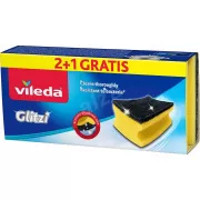 Burete de bucătărie GLITZI 2+1 buc. VILEDA