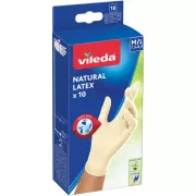 Mănuși din latex natural M/L 10 buc. Vileda