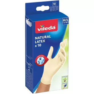 Mănuși din latex natural M/L 10 buc. Vileda
