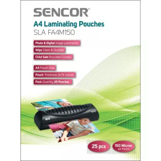 SLA FA4M150 Folie A4 150mic 25buc SENCOR