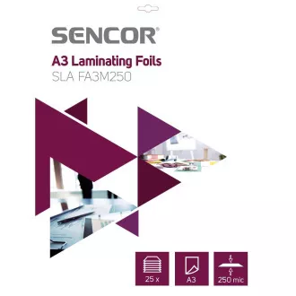 SLA FA3M250 Folie A3 250mic 25buc SENCOR
