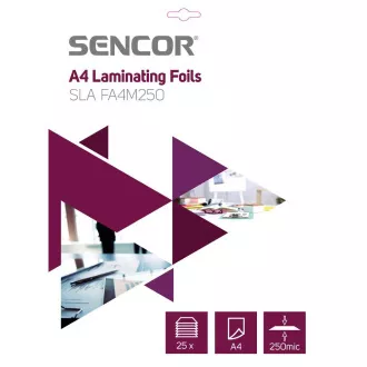 SLA FA4M250 Folie A4 250mic 25buc SENCOR