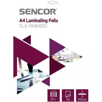 SLA FA4M250 Folie A4 250mic 25buc SENCOR