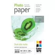 Hârtie foto cu două fețe Mat A4 20pcs COLORWAY