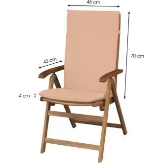 FDZN 9006 Husă de scaun crem.FIELDMANN
