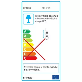 Lanț RXL 216 500LED 50 5m CW TM RETLUX