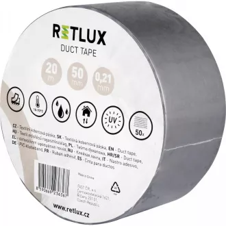 RIT DT2 Bandă adezivă pentru conducte 20m x 50mm RETLUX
