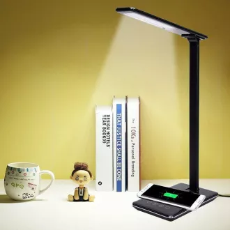RTL 198 stm.LED lampă cu LED-uri negru Qi 5W RETLUX