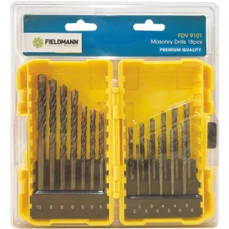 FDV 9101 Set de 18 buc. de burghie/bite FIELDMANN