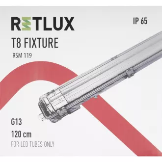 Atașament RSM 119. IP65 1,2 m pentru 2xT8 RETLUX