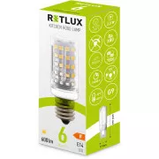RLL 459 E14 6W hota cuptor WW RETLUX